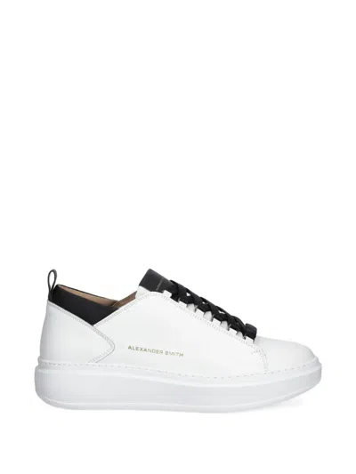 Alexander Smith Wembley Lace-up Sneakers In White
