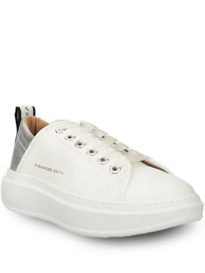 ALEXANDER SMITH WEMBLEY METALLIC-PANEL SNEAKERS