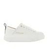 ALEXANDER SMITH WHITE ECOWEMBLEY SNEAKER WITH WHITE NAPLACK SPUR