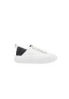 Alexander Smith Wembley Sneaker In Leather And Rhinestones