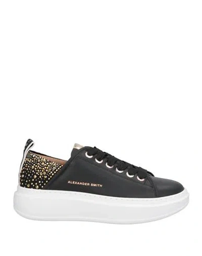Alexander Smith Woman Sneakers Black Size 7 Leather