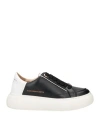 Alexander Smith Woman Sneakers Black Size 11 Textile Fibers In Black