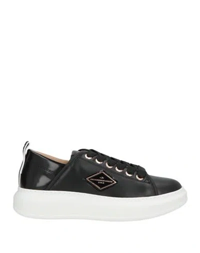 Alexander Smith Woman Sneakers Black Size 8 Leather