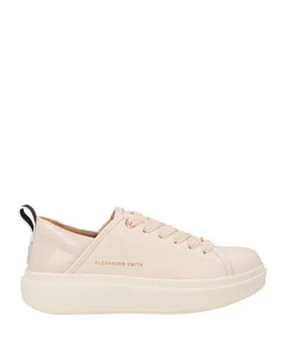 Alexander Smith Woman Sneakers Light Pink Size 11 Synthetic Material In Neutral