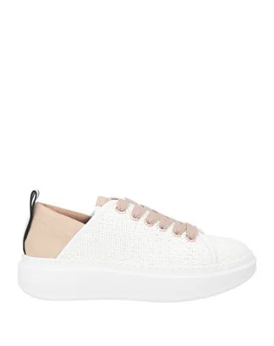 Alexander Smith Woman Sneakers White Size 7 Synthetic Material