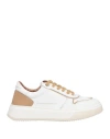 Alexander Smith Woman Sneakers White Size 8 Leather In White
