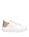 Alexander Smith Woman Sneakers White Size 8 Leather In White