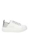 Alexander Smith Woman Sneakers White Size 8 Leather In White