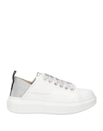 Alexander Smith Woman Sneakers White Size 8 Leather