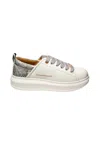 Alexander Smith Women's Shoes  Eco-wembley Woman- White Dark Grey In White