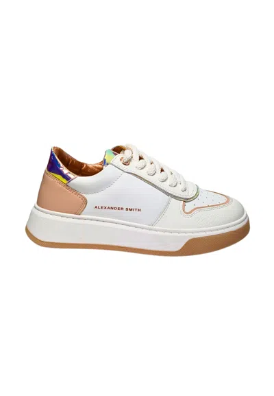 Alexander Smith Women's Shoes  Harrow Woman-white Iride Peach