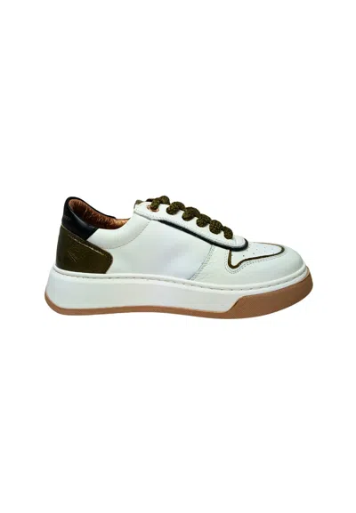 Alexander Smith Women's Shoes  Harrow Woman White Military Sneakers