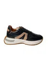 Alexander Smith Women's Shoes  Hyde Woman-black Gold In Black