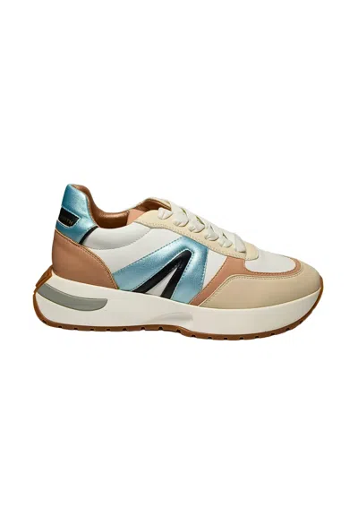 Alexander Smith Women's Shoes  Hyde Woman-ivory Blue