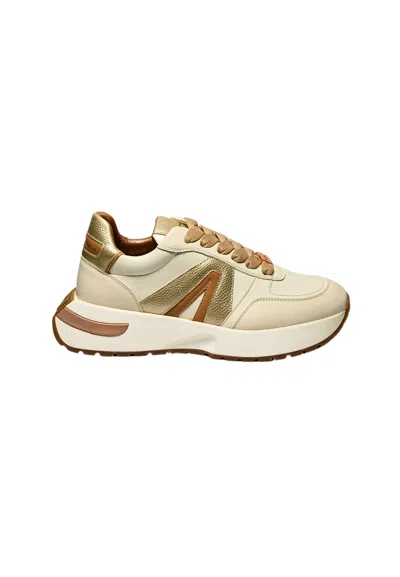 Alexander Smith Women's Shoes  Hyde Woman-ivory Gold