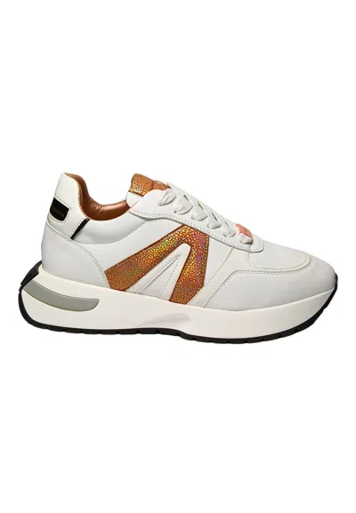 Alexander Smith Women's Shoes  Hyde Woman-white Copper