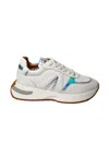 Alexander Smith Women's Shoes  Hyde Woman-white Iride Silver In White