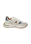 Alexander Smith Women's Shoes  Hyde Woman-white Silver In White
