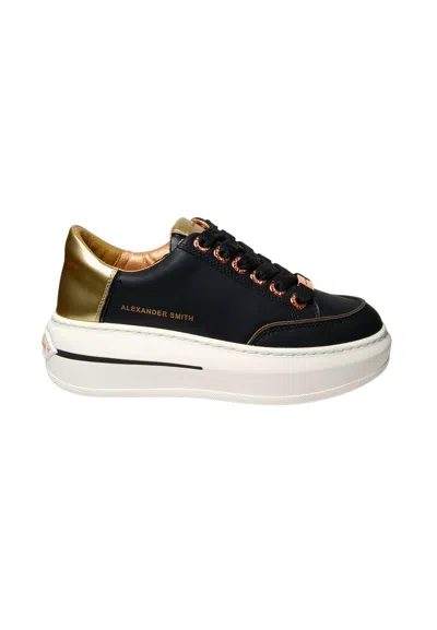 Alexander Smith Women's Shoes  Lancaster Woman- Black Gold