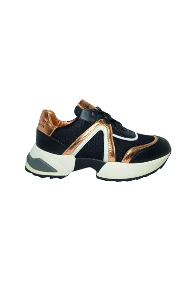 Alexander Smith Women's Shoes  Marble Woman-black Copper Sneakers