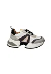 Alexander Smith Women's Shoes  Marble Woman-white Grey Rose In White