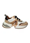 Alexander Smith Women's Shoes  Marble Woman-white Sand Camel In Brown