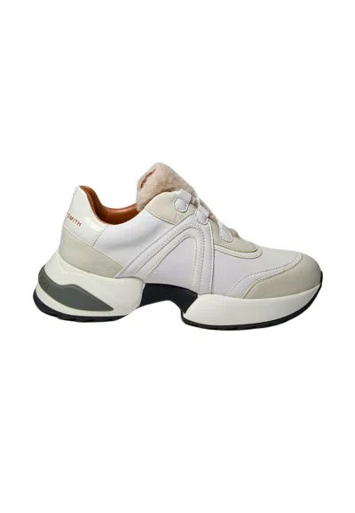 Alexander Smith Women's Shoes  Marble Woman-white With Fur