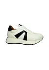 Alexander Smith Women's Shoes  Piccadilliy Woman Sneakers, White Black In White