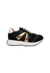 Alexander Smith Women's Shoes  Piccadilly Woman Sneakers, Black Copper In Black