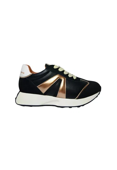 Alexander Smith Women's Shoes  Piccadilly Woman Sneakers, Black Copper