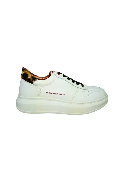 Alexander Smith Women's Shoes  Sneakers Cambridge Woman, White Sand