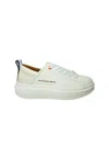 Alexander Smith White Ecowembley Sneaker With White Naplack Spur In White