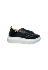Alexander Smith Women's Shoes  Wembley Woman Black Sneakers In Black