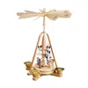Alexander Taron 16618 - Richard Glaesser Pyramid - Nativity Scene And Angels - 10.5"h X 8.25"w X 8.25"