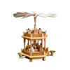 Alexander Taron 1671 - Richard Glaesser Pyramid - Nativity Scene - 13"h X 12.5"w X 12.5"d