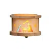 Alexander Taron 4388 - Richard Glaesser Tea Light "luminary" - Nativity - 2.5"h X 3.25"w X 3.25"d