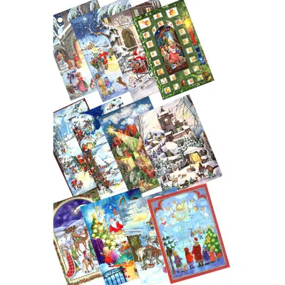 Alexander Taron Adv100 - Sellmer Advents Small - Assorted Set Of 12 Pcs - 12"h X 8"w X .1"d In Multi