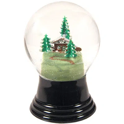 Alexander Taron Chalet Amongst Trees Snow Globe
