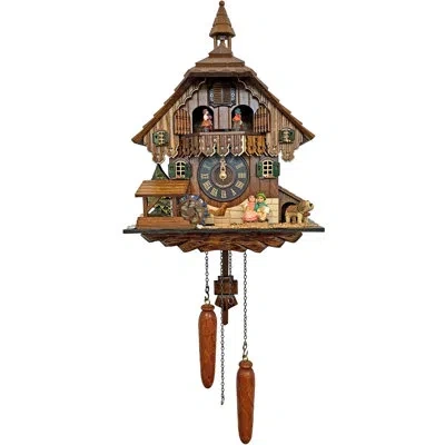Alexander Taron Engstler Battery Operated Cuckoo Clock In Brown