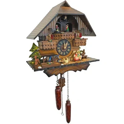 Alexander Taron Engstler Battery Operated Cuckoo Clock In Brown