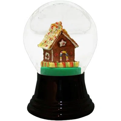 Alexander Taron Gingerbread House Snowglobe