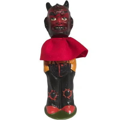Alexander Taron Schaller Paper Mache Candy Container Devil
