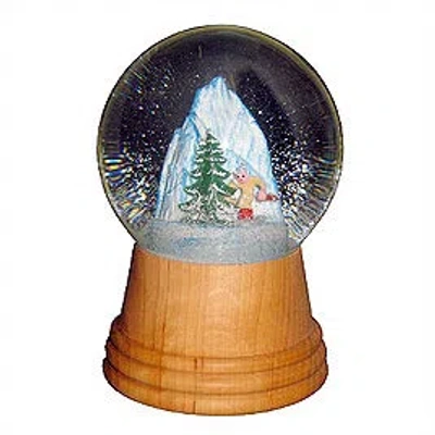 Alexander Taron Skier Snow Globe