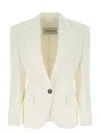 Alexander Vauthier Ivory Stretch Viscose Blend Blazer