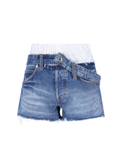 Alexander Wang 100% Cotton Denim Jeans In Blue