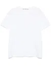 Alexander Wang Essential Jersey Short Sleeve Tee With Puff Logo And Bound Neck Clothing