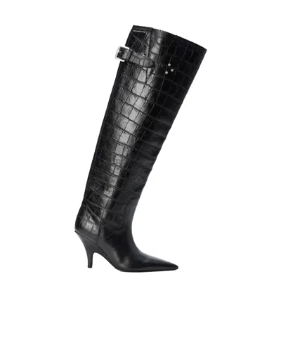 Alexander Wang 100mm Diablo Boots In Black