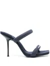 Alexander Wang Julie Padded Slide Sandal In Blau