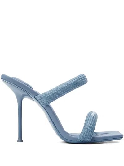Alexander Wang 105mm Julie Sandals In Blue