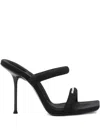 Alexander Wang 105mm Julie Tubular Sandals In Black